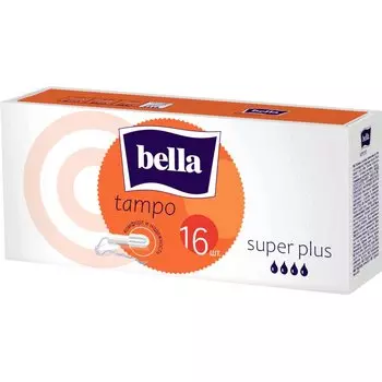 Bella Tampo Super Plus Тампоны гигиенические без аппликатора 16 шт