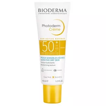 Bioderma Photoderm Крем солнцезащитный SPF 50+ для чувствительной сухой кожи 40 мл