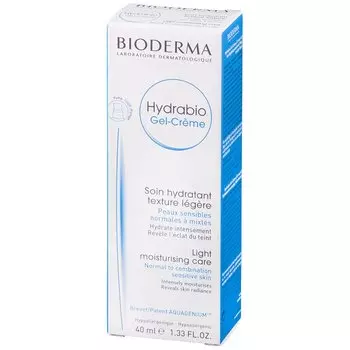 Bioderma Hydrabio Гель-крем увлажняющий для обезвоженной кожи лица 40 мл