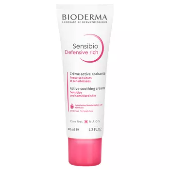 Bioderma Sensibio Defensive rich Крем насыщенный для сухой чувствительной кожи лица 40 мл