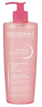 Bioderma Sensibio Гель мицеллярный очищающий для чувствительной кожи лица 500 мл