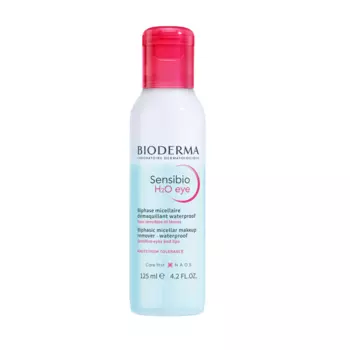 Bioderma Sensibio Н2О Eye Средство мицелярное двухфазное для очищения глаз и губ 125 мл