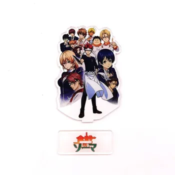 Food Wars Shokugeki no Soma Yukihira Souma Nakiri Erina Megumi игрушечная фигурка на акриловой подставке