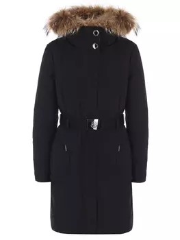 Пуховик с мехом MONCLER