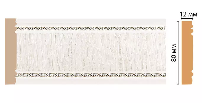 Молдинг DECOMASTER 150-7D (80*12*2400мм)