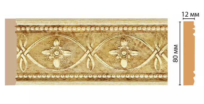 Молдинг DECOMASTER 150-933 ДМ (80*12*2400 мм)