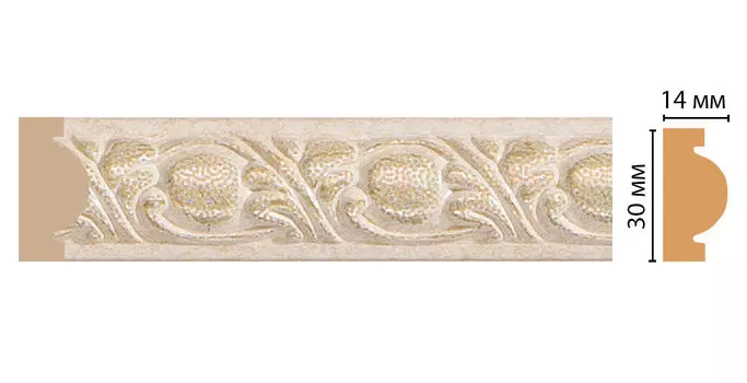 Молдинг DECOMASTER 157-18D ДМ (30*13*2400 мм)
