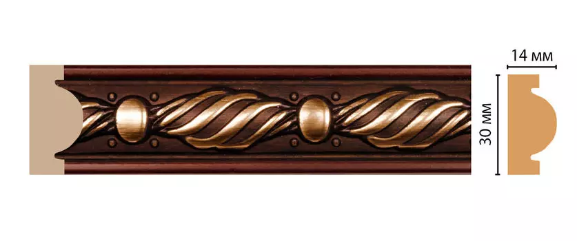 Молдинг DECOMASTER 157-52 (30*13*2400мм)