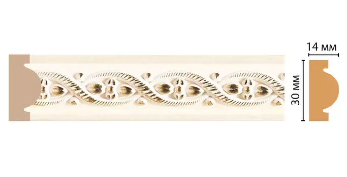 Молдинг DECOMASTER 157-6 ДМ (30*13*2400 мм)