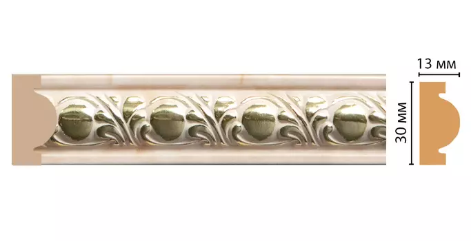 Молдинг DECOMASTER 157-80 ДМ (30*13*2400 мм)