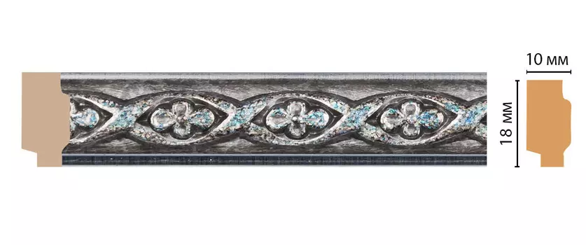 Молдинг DECOMASTER 158-55 ДМ (18*10*2400 мм)