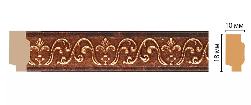 Молдинг DECOMASTER 158-767 ДМ (18*10*2400 мм)