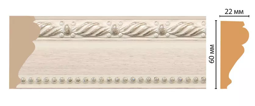 Молдинг DECOMASTER 161-13 (60*22*2400мм)