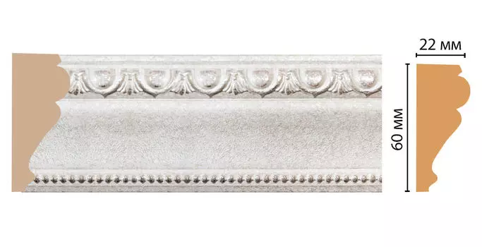Молдинг DECOMASTER 161-19D ДМ (60*22*2400 мм)