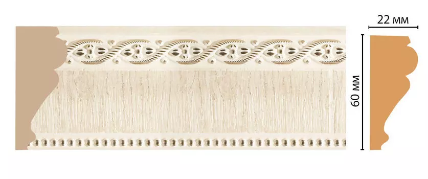 Молдинг DECOMASTER 161-6 ДМ (60*22*2400 мм)