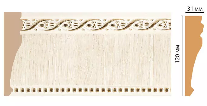 Молдинг DECOMASTER 170-6 (120*31*2400мм)