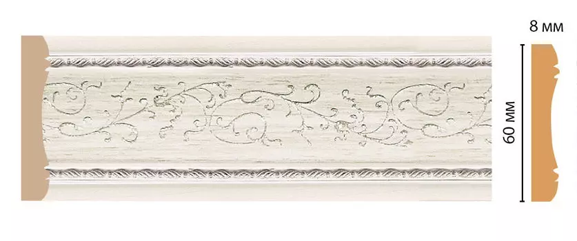 Молдинг DECOMASTER 186-15 (60*8*2400мм)