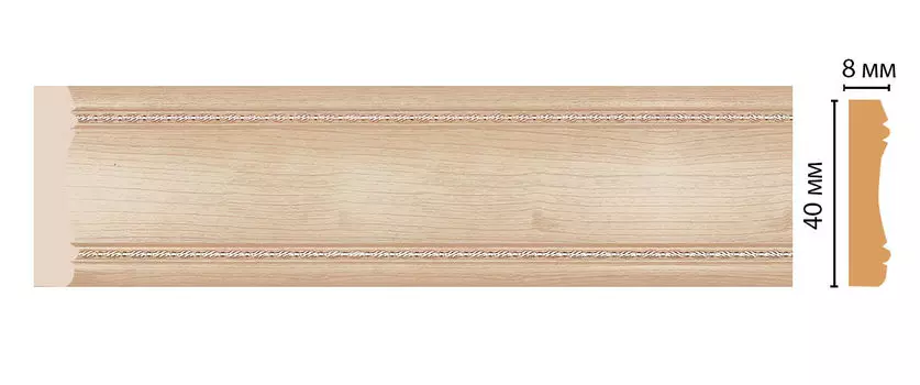 Молдинг DECOMASTER 187-11 (40*8*2400мм)
