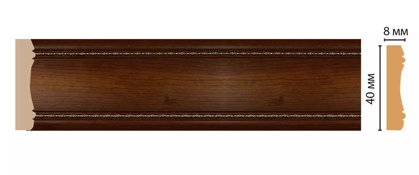 Молдинг DECOMASTER 187-51 (40*8*2400мм)