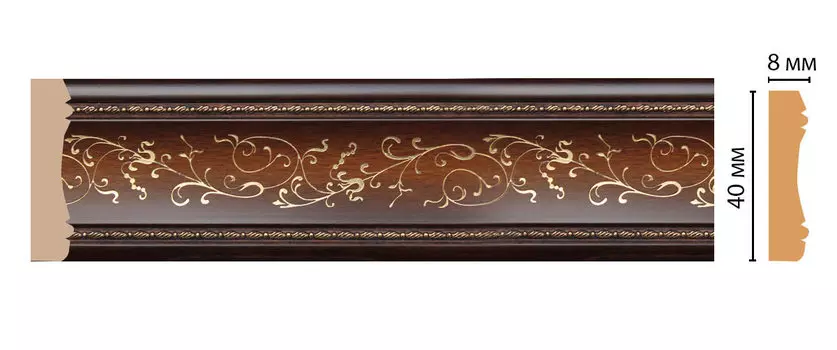 Молдинг DECOMASTER 188-51 (40*8*2400мм)