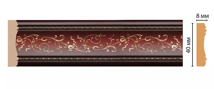 Молдинг DECOMASTER 188-52 (40*8*2400мм)