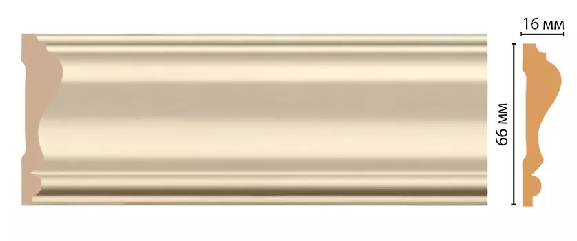Молдинг DECOMASTER D022-61 (66*16*2400мм)