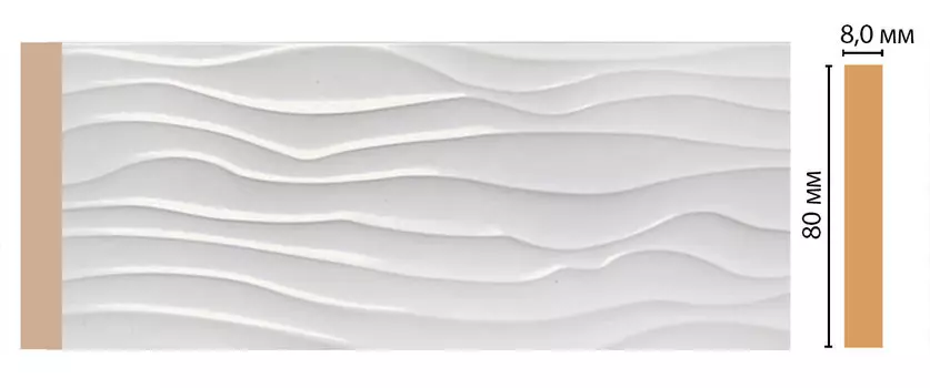 Молдинг DECOMASTER D042-114 (80*8*2400мм)