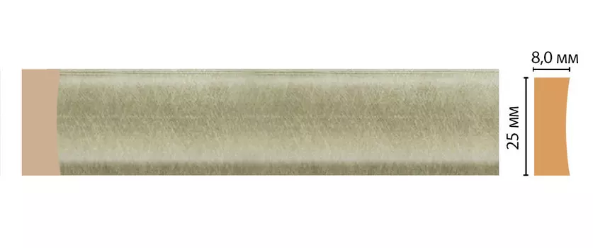 Молдинг DECOMASTER D046-373ДМ (25*8*2400мм)