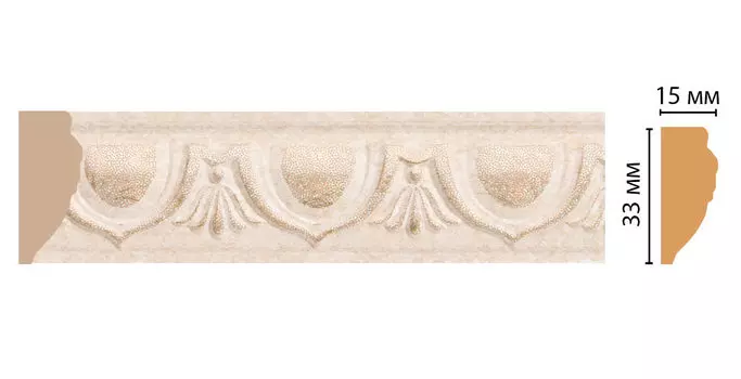 Молдинг DECOMASTER 101D-18D ДМ (33*15*2400 мм)
