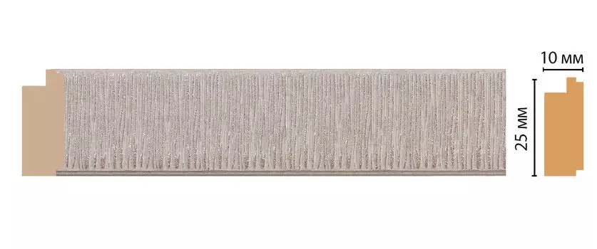 Молдинг DECOMASTER 102-19 (25*10*2400мм)