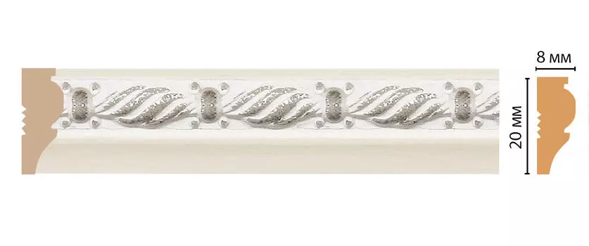Молдинг DECOMASTER 103-15 (20*8*2400мм)