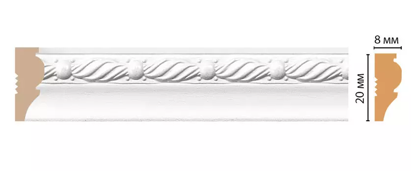 Молдинг DECOMASTER 103-16 (20*8*2400мм)