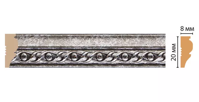 Молдинг DECOMASTER 103-44 (20*8*2400мм)