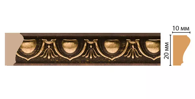Молдинг DECOMASTER 103D-56 (20*10*2400мм)