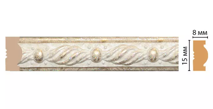 Молдинг DECOMASTER 105-18 (15*8*2400мм)