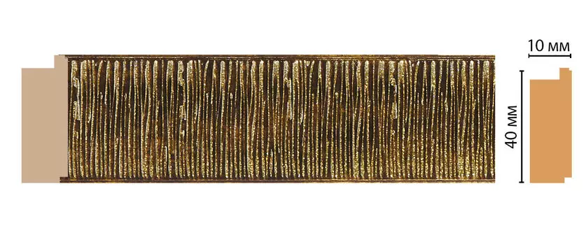 Молдинг DECOMASTER 109-28 (40*10*2400мм)
