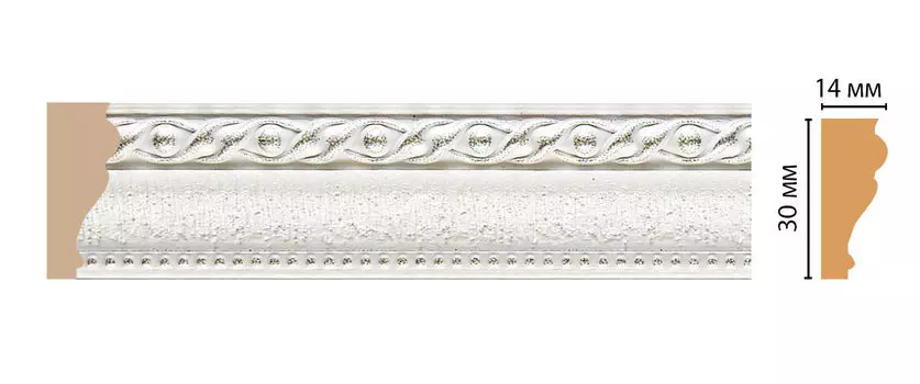 Молдинг DECOMASTER 125-42 ДМ (30*14*2400 мм)