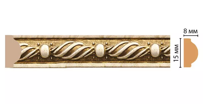 Молдинг DECOMASTER 130-17 (15*8*2400мм)