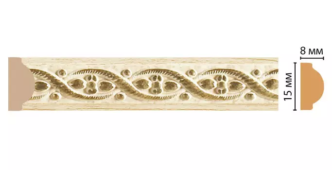 Молдинг DECOMASTER 130-5 ДМ (15*8*2400 мм)