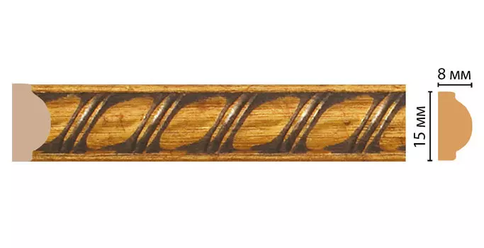 Молдинг DECOMASTER 130D-176 (15*8*2400мм)