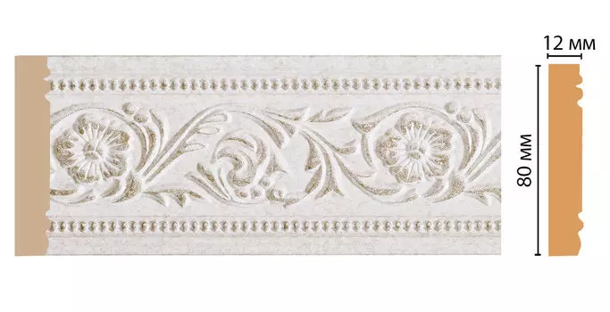 Молдинг DECOMASTER 150-19D (80*12*2400мм)