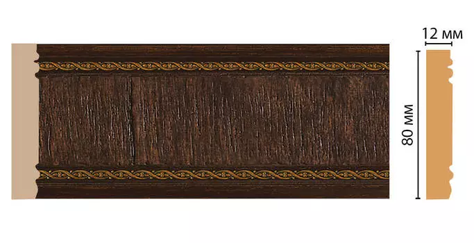 Молдинг DECOMASTER 150-1 (80*12*2400мм)