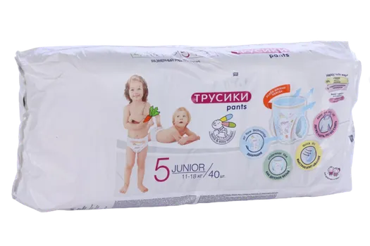 Подгузники-трусики Bella Junior детские (11-18кг), 40 шт