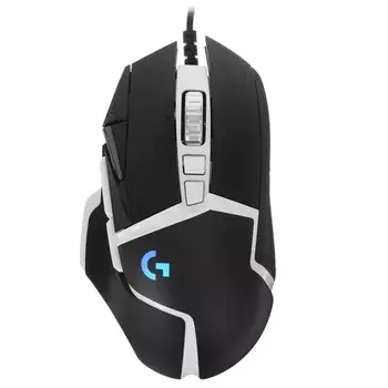 Мышь Logitech G502 SE HERO 910-005732 черный/белый лазерная (16000dpi) USB (11but)