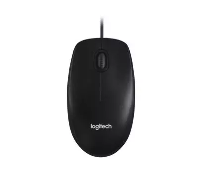 Мышь Logitech M100 910-006652 черная, 1000dpi, USB, 2but