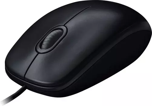 Мышь Logitech M100 910-006766 цвет: черный, оптическая, 1000dpi, USB, 2but