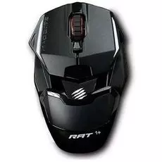 Мышь Mad Catz R.A.T. 1+ MR01MCINBL000-0 чёрная, ADNS3050, USB, 3 кнопки, 2000 dpi