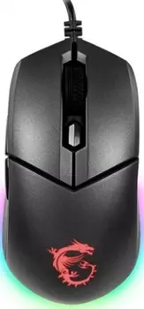 Мышь MSI Clutch GM11 S12-0401730-CLA черный оптическая (5000dpi) USB (6but)