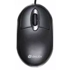 Мышь Oklick 105S HM-01 черная, 800dpi, USB, для ноутбука, 3 кнопки