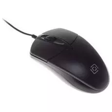 Мышь Oklick 275M черный оптическая (1000dpi) USB (2but)(412841)